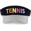 image:imageFunky Junque Womens Sun Visor Tennis Pickleball Golf Hat  Athletic visor with holographic UV brim for tennis pickleball golf amp outdoor sportsTennis BlackMulti