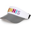 image:imageFunky Junque Womens Sun Visor Tennis Pickleball Golf Hat  Athletic visor with holographic UV brim for tennis pickleball golf amp outdoor sportsTennis WhiteMulti