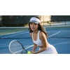 image:imageFunky Junque Womens Sun Visor Tennis Pickleball Golf Hat  Athletic visor with holographic UV brim for tennis pickleball golf amp outdoor sportsWhite
