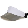 image:imageFunky Junque Womens Sun Visor Tennis Pickleball Golf Hat  Athletic visor with holographic UV brim for tennis pickleball golf amp outdoor sportsWhite