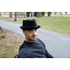 image:imageFunky Junque Wool Blend Porkpie Fedora Classic Trilby Dress Hat2 Pack Charcoal  Black