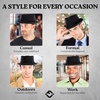 image:imageFunky Junque Wool Blend Porkpie Fedora Classic Trilby Dress HatBlack