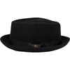 image:imageFunky Junque Wool Blend Porkpie Fedora Classic Trilby Dress HatBlack