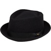 image:imageFunky Junque Wool Blend Porkpie Fedora Classic Trilby Dress HatBlack