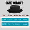 image:imageFunky Junque Wool Blend Porkpie Fedora Classic Trilby Dress HatBrown Herringbone