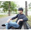 image:imageFunky Junque Wool Blend Porkpie Fedora Classic Trilby Dress HatCharcoal