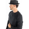 image:imageFunky Junque Wool Blend Porkpie Fedora Classic Trilby Dress HatCharcoal