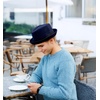 image:imageFunky Junque Wool Blend Porkpie Fedora Classic Trilby Dress HatNavy