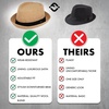 image:imageFunky Junque Wool Blend Porkpie Fedora Classic Trilby Dress HatTan