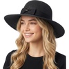image:imageFunky Junque Foldable Sun Hat for Women  Packable Straw Beach Cap UPF 50 Adjustable Travel Bucket HatBlack