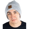image:imageFunky Junque Knit Beanie for Men amp Women  Warm Stretch Winter Hat Soft Skull Cap Solid amp Heathered ColorsHeathered  Grey