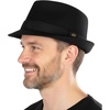 image:imageFunky Junque Mens Wool Blend Fedora Vintage Winter Dress HatBlack