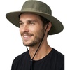 image:imageFunky Junque Packable Wide Brim Sun Hat UPF 50 Hiking CapOlive