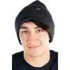 image:imageFunky Junque Unisex Toboggan Beanie Womens Cuffed Winter Watch HatCharcoal