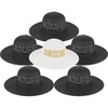 6 Pack: 1 Bride (White/Gold) & 5 Squad (Black)