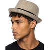 Brown Herringbone