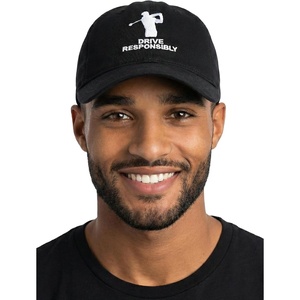 image:imageFunky Junque Dad Hat for Men  Golf Hat Baseball Cap Unconstructed Low Profile Trucker CapDrive Responsibly  Black