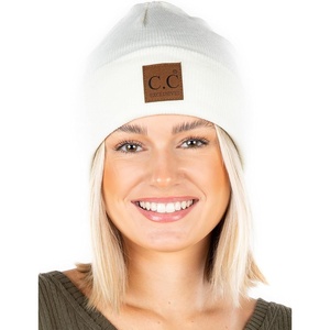 image:imageFunky Junque Knit Beanie for Men amp Women  Warm Stretch Winter Hat Soft Skull Cap Solid amp Heathered ColorsSolid  Ivory