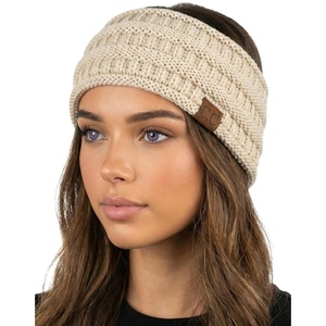 image:imageFunky Junque Lined Headwrap  Blue Mix 15Beige