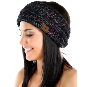 image:imageFunky Junque Lined Headwrap  Blue Mix 15Black Multi Mix
