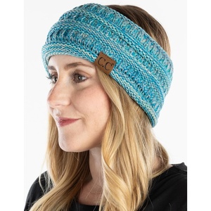 image:imageFunky Junque Lined Headwrap  Blue Mix 15Blue Mix 15