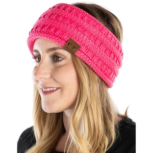 image:imageFunky Junque Lined Headwrap  Blue Mix 15Candy Pink