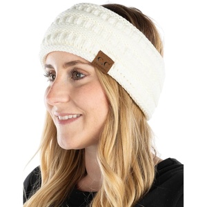 image:imageFunky Junque Lined Headwrap  Blue Mix 15Ivory
