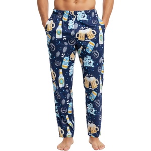 image:imageFunky Junque Mens Funny Pajama Pants Novelty Lounge BottomsIts Beer Oclock  Navy