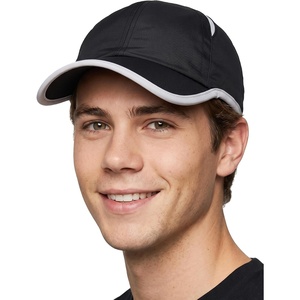 image:imageFunky Junque Running Hat Moisture Wicking Athletic Sports CapBlack Grey Trim