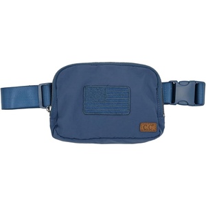 image:imageFunky Junque Versatile Black Fanny Pack Belt Bag for Women and Girls Adjustable Crossbody Waist Bag with Multiple Pockets  Aztec  Black  Adjustable belt bag with crossbody strap for travel errands everyday wear festivals amp handsfree carryFlag Embroidery  Navy