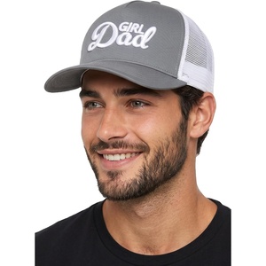 image:imageFunky Junque Vintage Trucker Hat Embroidered American Flag CapGirl Dad  Grey