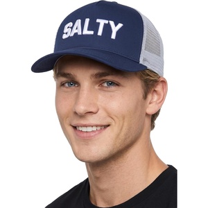 image:imageFunky Junque Vintage Trucker Hat Embroidered American Flag CapSalty  Navy
