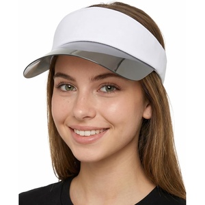 image:imageFunky Junque Womens Sun Visor Tennis Pickleball Golf Hat  Athletic visor with holographic UV brim for tennis pickleball golf amp outdoor sportsWhite
