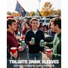 image:imageAdult Can Cooler Sleeve 12 oz Insulated Beer  Fish Around And Find Trout6 Pack  Headache Again  Green