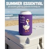 image:imageAdult Can Cooler Sleeve 12 oz Insulated Beer  Fish Around And Find TroutSilly Goose Juice  Purple