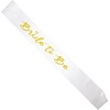 image:imageBridal Sash  Squad BlackBride to Be WhiteGold