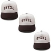 image:imageFunky Junque Adult Infant amp Kid Vintage TwoTone Embroidered Trucker Hat 3 Pack Bundle  Texas Upside Down  BrownBeige