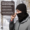 image:imageFunky Junque Balaclava Ski Mask  Windproof Fleece Winter Face Cover for Men amp Women Perfect for Skiing Snowboarding RunningBlack