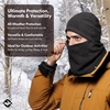 image:imageFunky Junque Balaclava Ski Mask  Windproof Fleece Winter Face Cover for Men amp Women Perfect for Skiing Snowboarding RunningCharcoal