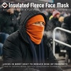 image:imageFunky Junque Balaclava Ski Mask  Windproof Fleece Winter Face Cover for Men amp Women Perfect for Skiing Snowboarding RunningOrange