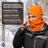 image:imageFunky Junque Balaclava Ski Mask  Windproof Fleece Winter Face Cover for Men amp Women Perfect for Skiing Snowboarding RunningOrange