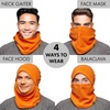 image:imageFunky Junque Balaclava Ski Mask  Windproof Fleece Winter Face Cover for Men amp Women Perfect for Skiing Snowboarding RunningOrange
