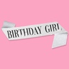 image:imageFunky Junque Birthday Sash for Women  Glitter Birthday Girl Queen Bachelorette Bride to Be 21st 30th 50thBirthday Girl Silver