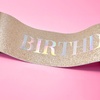 image:imageFunky Junque Birthday Sash for Women  Glitter Birthday Girl Queen Bachelorette Bride to Be 21st 30th 50thBirthday Queen Rose Gold
