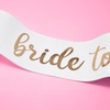 image:imageFunky Junque Birthday Sash for Women  Glitter Birthday Girl Queen Bachelorette Bride to Be 21st 30th 50thBride to Be White