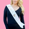 image:imageFunky Junque Birthday Sash for Women  Glitter Birthday Girl Queen Bachelorette Bride to Be 21st 30th 50thBride to Be White