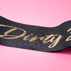 image:imageFunky Junque Birthday Sash for Women  Glitter Birthday Girl Queen Bachelorette Bride to Be 21st 30th 50thDirty 30 Black