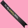 image:imageFunky Junque Birthday Sash for Women  Glitter Birthday Girl Queen Bachelorette Bride to Be 21st 30th 50thIts My Birthday Black
