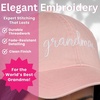 image:imageFunky Junque Cotton Grandma Baseball Cap Embroidered Gigi Mimi HatGrandma  Pink