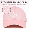 image:imageFunky Junque Cotton Grandma Baseball Cap Embroidered Gigi Mimi HatMimi  Pink